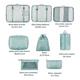 thumbnail image 3 of Set 8 Piezas Organizador De Maleta Equipaje Viajes, 3 of 4