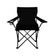 thumbnail image 1 of Silla plegable con porta vaso color negro, 1 of 3