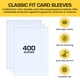 thumbnail image 3 of Fundas para Cartas de Colección bindrz 400 - 45 Micras de Grosor - 66 x 92 mm - Protectores Clásicos de Alta Claridad para TCG, MTG y Cartas Deportivas (400 Fundas), 3 of 5