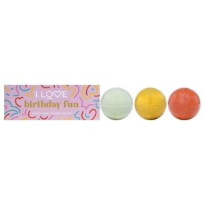 I Love Cosmetics - Paquete De Efervescencia De Baño Divertido De Cumpleaños De Para Mujeres - X Bombas De Baño