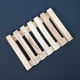 thumbnail image 3 of 1pc Self-Draining Wooden Soap Dish for Shower and Bathroom - Keep Your Soap Clean and Dry with this Easy-to-Use Soap Holder, 3 of 5
