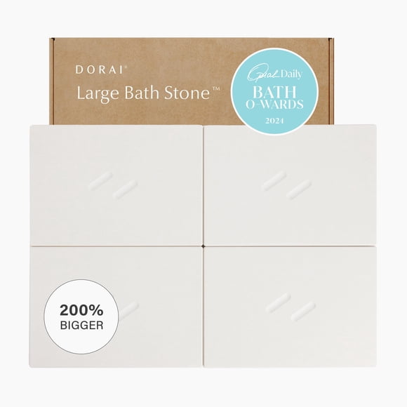 Alfombra de baño Dorai Home Stone Sandstone, tamaño grande, 82 x 58 x 1 cm