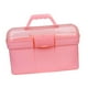 thumbnail image 3 of Caja De Almacenamiento Con Asa Portátil Caja De Herramientas De Manicura De 2 Niveles Para Coche Dormitorio Hotel, 3 of 3