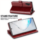 thumbnail image 1 of For Galaxy Note 8 Note 9 Note 10 Note 10 Plus Note 20 Note 20 Ultre Wallet Case, [Included Glass Screen Protector][RFID Blocking] Flip Folio Leather Cell Phone Cover With Credit Card Holder For Samsun, 1 of 3