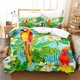 thumbnail image 1 of The Parrot Gift Quilt Duvet Cover Set Double Kids 3-Piece Bedding Set, 1 of 5