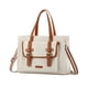 thumbnail image 2 of Ecosusi Bolso Tote Lienzo de Olivia para notebook 13" -Blanco y Marrón, 2 of 3