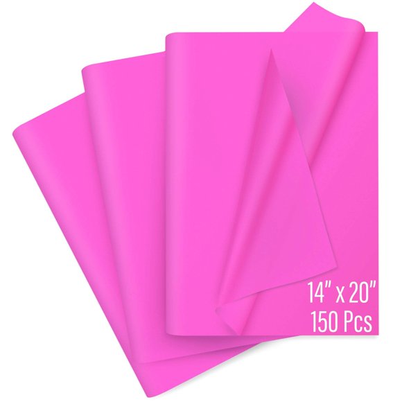 Papel tisú rosa Sanzix – 150 hojas (35 × 50 cm)