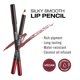 thumbnail image 4 of Lápiz de labios KISS NEW YORK Professional Slim Burgundy, 4 of 6