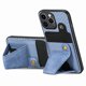 thumbnail image 5 of Funda Resistente para iPhone 15 Pro con Tarjetero y Soporte, Diseño Magnético Azul, 5 of 5