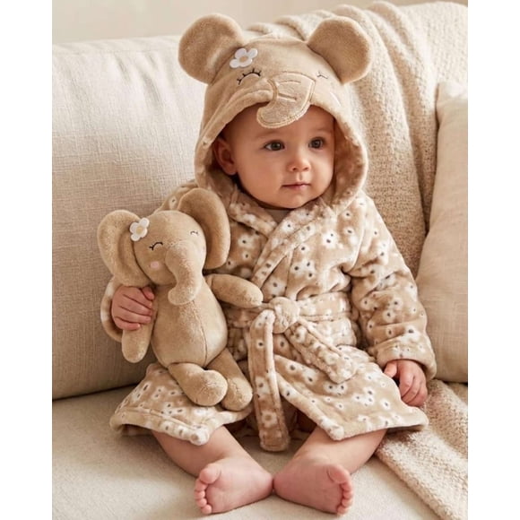 Juego Infantil de Baño con Peluche Decorativo.