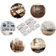 thumbnail image 4 of Gancho para marco de fotos, soporte empotrado para muebles, colgador de fotos de metal sólido para pared, ideal para fijar cuadros, imágenes o espejos (5 pares), 4 of 5