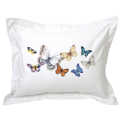 Tuyo Print - Funda De Almohada - - Mariposas Colores