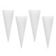 thumbnail image 5 of 4 Piezas De Vidrio De Cono Transparente Para Colgar En La Pared Florero Planta Botella Decoración Del Hogar, 5 of 5