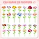 thumbnail image 2 of Kit de Manualidades ChainnForces Ramo de Flores de Tela DIY 32 piezas, 2 of 8