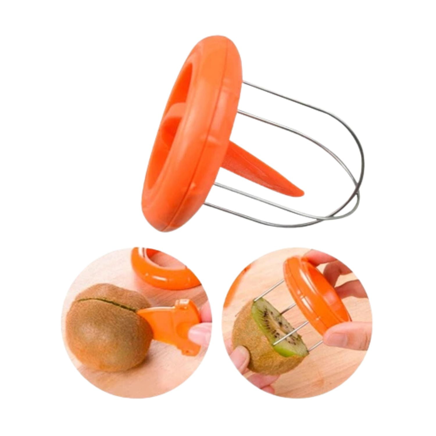 Disparo - Cortador Pelador De Kiwi Cocina Fruta 7 Cm Accesorio Cocina