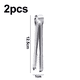 thumbnail image 2 of Pinzas para hielo de acero inoxidable para cubos de hielo Pinzas para servir cubitos de hielo con dientes, 2 of 5
