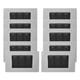 thumbnail image 1 of Pack 10 Interruptores Triple Metálico 9/12 16a - Gris Negro, 1 of 3