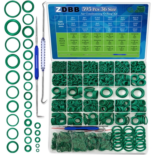 Kit De Juntas Tóricas De Aire Acondicionado Para Automóviles Zdbb 595 Piezas Para Compresor De Aire Acondicionado De Automóvil