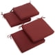 thumbnail image 1 of Set de 4 Cojines para Silla Blazing Needles 51x48 cm Rojo Rubí, 1 of 1