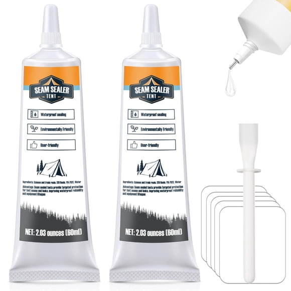 Sellador de costuras para carpa WAN2TLK 120 ml, reparación impermeable para camping