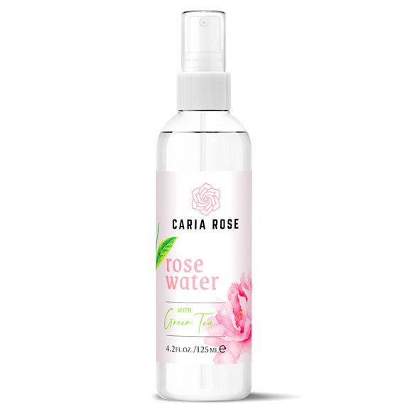 Spray Hidratante de Agua de Rosas Caria Rose 125 ml Té Verde