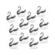 thumbnail image 4 of 12 Piezas Caja De Regalo De Boda Caja De Galletas Para Centro De Mesa De San Valentín Dama De Honor Plata, 4 of 5