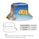 thumbnail image 2 of CatDog Sombrero bucket para adultos, gorra de protección solar, sombrero de pescador plegable para viajes al aire libre, pesca y actividades de verano, 2 of 6