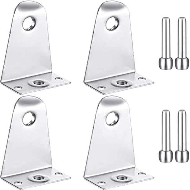 Soportes y pasadores de sujeción de metal, soportes para persianas, reemplazos de soportes para persianas horizontales, cortinas, ventanas y puertas.