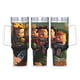 thumbnail image 1 of La Gran Aventura de Nate Vaso aislado de acero inoxidable con asa, diseño temático, regalo para familia, amigos y fans; incluye pajita y encaja en el portavasos estándar, 40 oz, 1 of 6