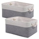thumbnail image 1 of Xiao Hua Canasta de Almacenamiento Plegable, Caja de Almacenamiento de Canasta Abierta de Tela, Caja de Almacenamiento para Clóset con Asa, Adecuada para Hogar y Oficina, Paquete de 2, 1 of 4