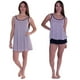 thumbnail image 1 of Pack Pijama+Camisola Autolistado azul XL, 1 of 9
