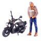 thumbnail image 1 of 1:64 Figura Conducción Motocicleta Micro Paisaje DIY Proyectos S Escala Gris Negro, 1 of 5