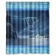 thumbnail image 1 of Cortina de ducha Frozen con ganchos (167 x 183 cm), 1 of 3