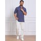 thumbnail image 2 of INSPIRE CHIC Camisas Polo de Manga Corta de Verano para Hombre, Ligeras y Transpirables, Estampadas, Talla S, Azul Oscuro, 2 of 5