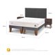 thumbnail image 3 of Cama Europea Cocopedic King Base Dividida, 3 of 10