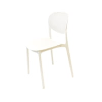 Silla Plástico Apilable Deco Hamburg Blanca Escandinavia