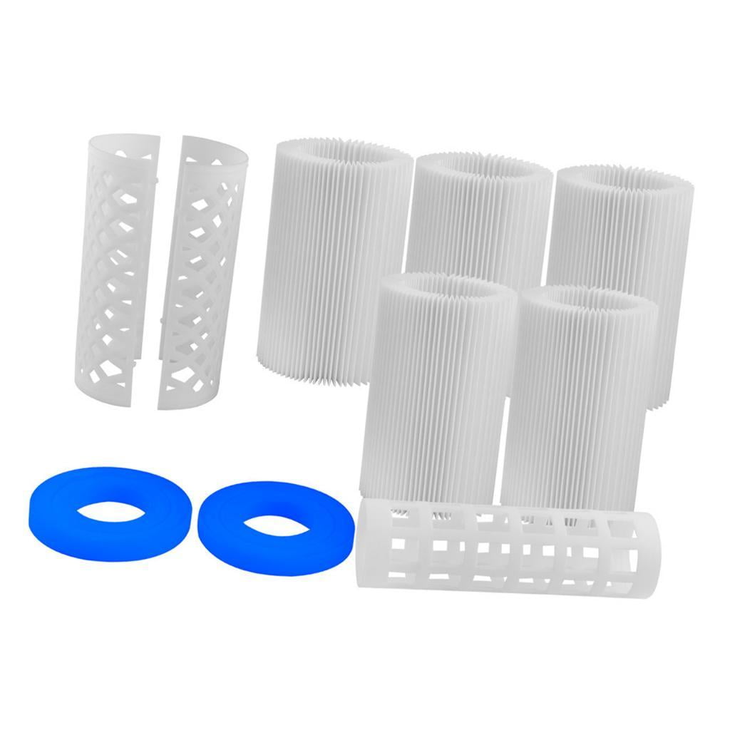 Magideal - Cartucho De Filtro De Piscina Para Piscinas Elevadas, Papeles De Filtro Reutilizables Para Piscinas Domésticas, Reemplaza El Tipo Iii 59900e 58384 583