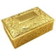 thumbnail image 2 of Estuche de almacenamiento de joyas de estilo vintageRetro Trinkets Organizer Case Golden, 2 of 3