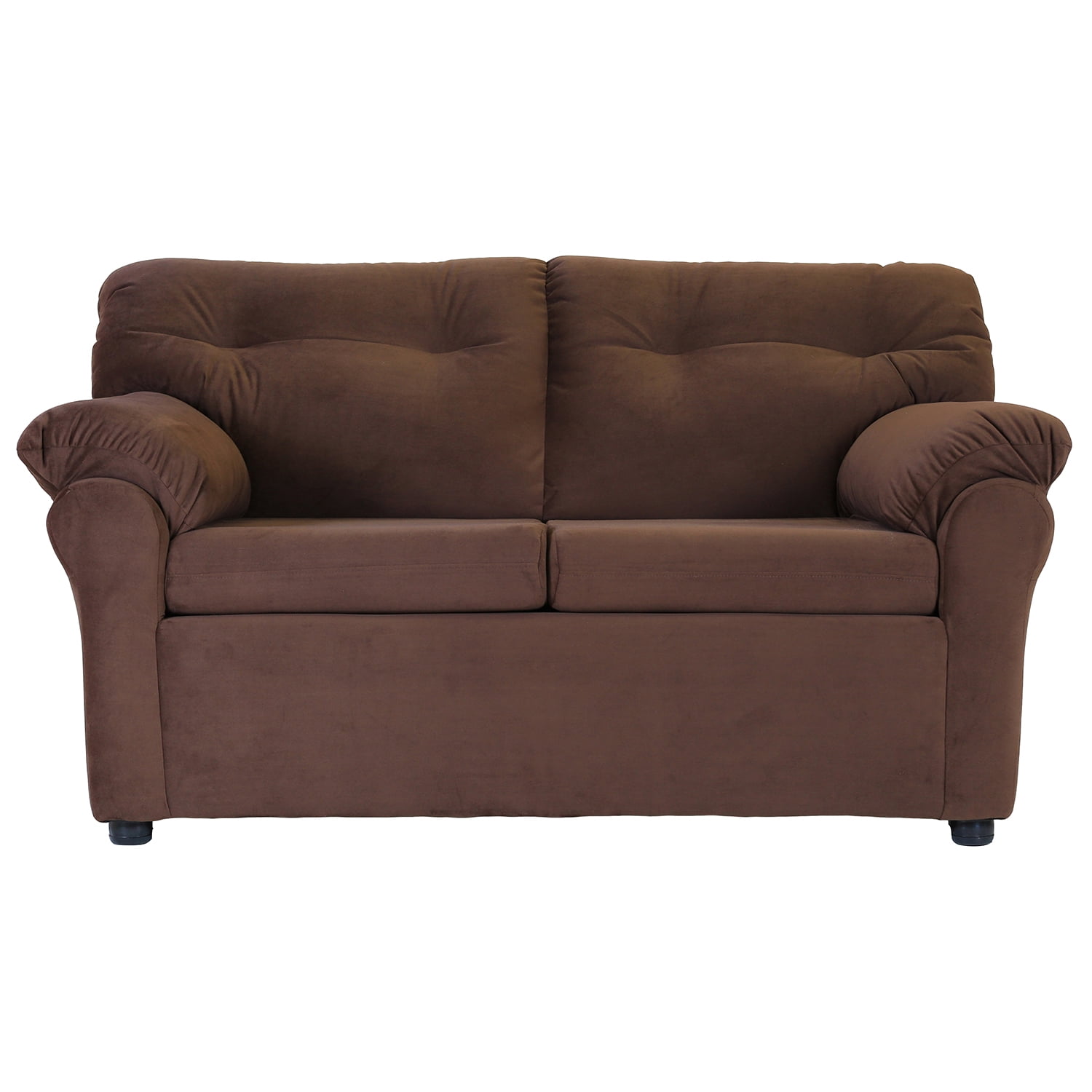 Muebles América - Sofa América 2 Cuerpos Tela Chocolate