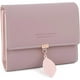 thumbnail image 1 of Cartera Para Mujer, Tarjeteros Para Mujer, Monedero Pequeño Con Bloqueo Rfid, Cartera Dama Con Hoja Adorno Colgante Chica Niña Para Regalo, 1 of 6
