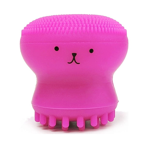 Octopus Shape Silicone Facial Scrubber Brush - Deep Clean & Massage for Daily Skin Care!