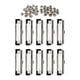 thumbnail image 4 of 10 Piezas Abrazaderas para Portapapeles Clips para Portapapeles de Oficina de Perfil Bajo Suministros de Oficina con Pies de Goma Hardware Clips para, 4 of 5