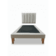 thumbnail image 1 of Cama De Plaza Lineal Gris Felpa, 1 of 3