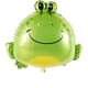 thumbnail image 4 of Globos de aluminio Mylar LYK con forma de rana verde grande para fiestas, 4 unidades, 4 of 5