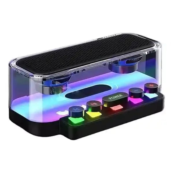 Leon Import - Altavoz Portátil Caja De Sonido Bluetooth Para Exteriores Z6 Color Negro