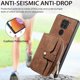 thumbnail image 3 of Funda Tipo Cartera con Correa Cruzada para Xaiomi Redmi Note 9 4G Protección Contra Golpes Marrón, 3 of 5