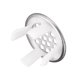thumbnail image 4 of Uxcell 2 Paquete de Anillos de Cubierta de Desbordamiento de Fregadero Inserto de Agujero Redondo de Metal, Plata, 4 of 5