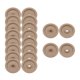 thumbnail image 5 of Los Botones De Parada Del Cinturón De Seguridad Evitan Que La Hebilla Del Cinturón De Seguridad Se Deslice Hacia Abajo Beige, 5 of 5