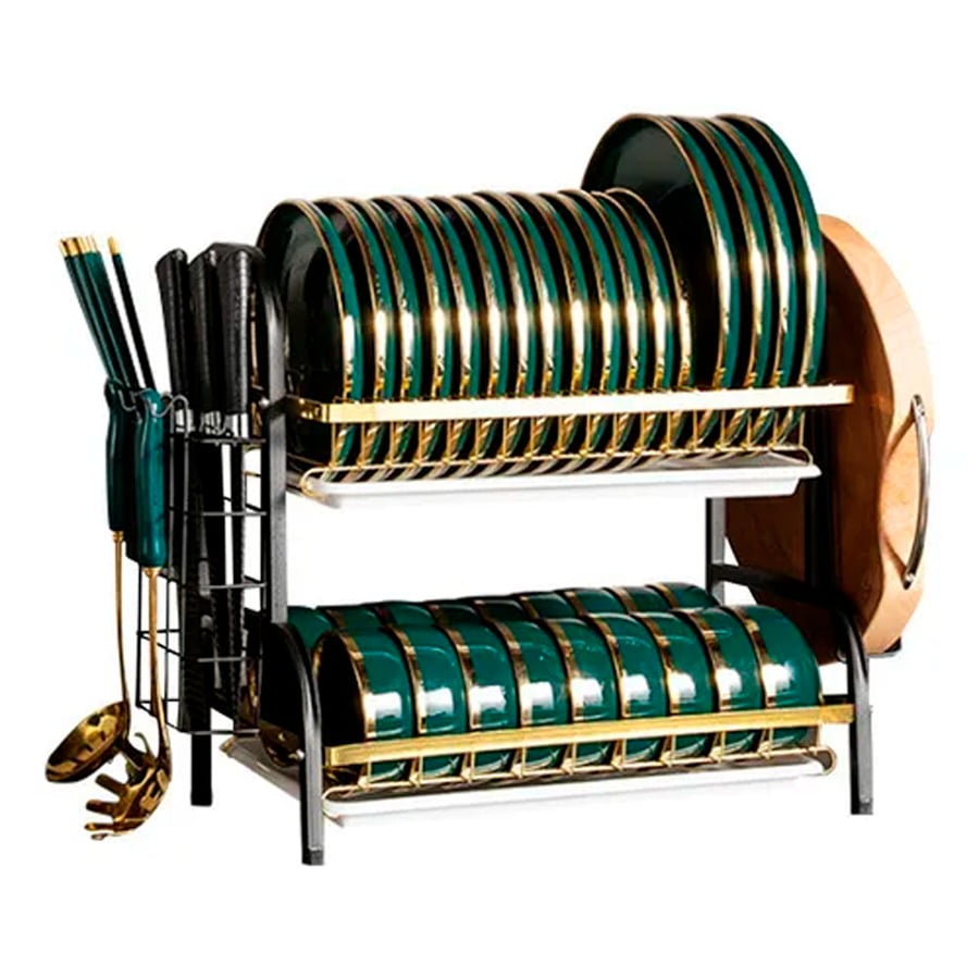 Aventura Store - Estante Organizador Y Escurridor De Platos 2 Niveles