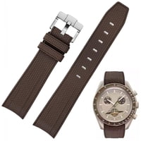 Pulseras De Reloj Nizonlaie Para Moonswatch, Caucho De Silicona, 20 Mm